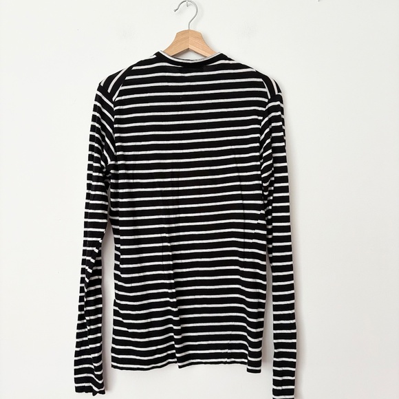 Diesel black gold stripe Henley - Picture 5 of 5